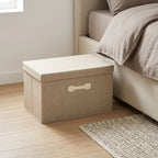 SOGA (60x42x40cm) Khaki 108L Fabric Storage Box Organizer