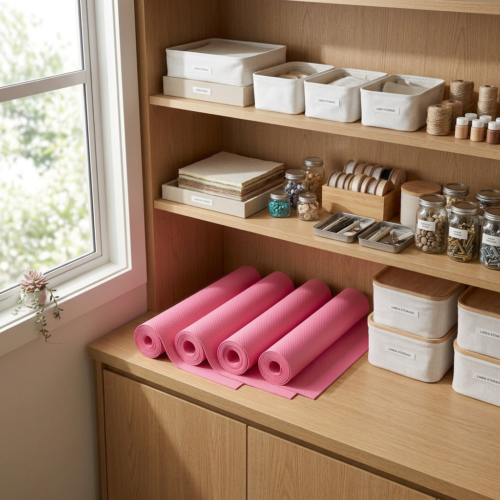 SOGA 4X 60x300cm Pink EVA Cabinet Shelf Liner Mat