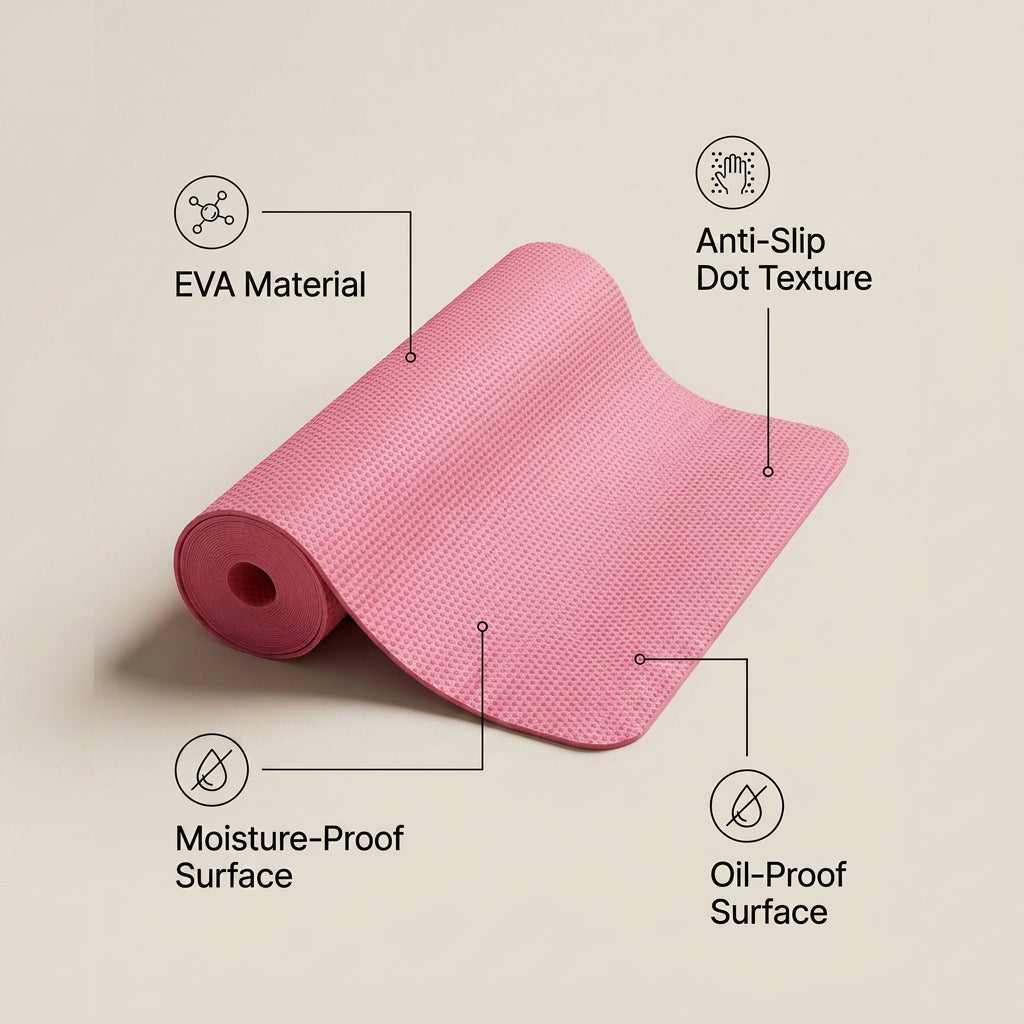 SOGA 4X 60x300cm Pink EVA Cabinet Shelf Liner Mat