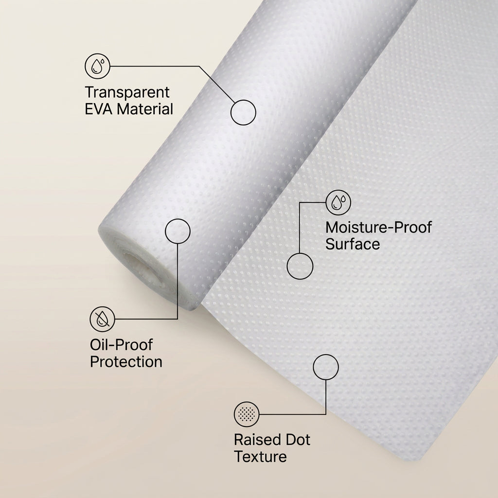 SOGA 2X 40x300cm Transparent EVA Cabinet Shelf Liner Mat