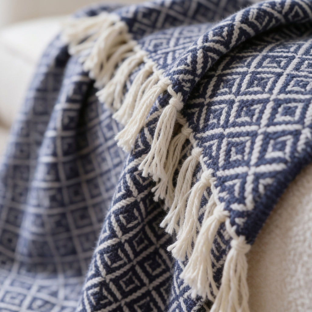 SOGA 2X Deep Navy Throw Blanket 127x170cm Soft Polyester Cozy Sofa
