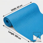 SOGA 60x300cm Blue EVA Cabinet Shelf Liner Mat