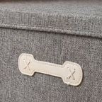 SOGA (60x42x35cm) Grey 88L Fabric Storage Box Organizer