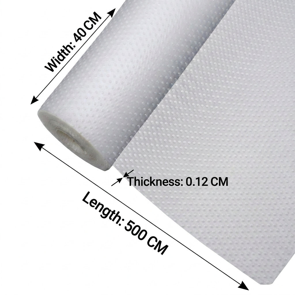 SOGA 2X 40x300cm Transparent EVA Cabinet Shelf Liner Mat
