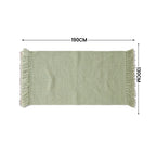 SOGA 2X Matcha Green Polyester Throw Blanket Soft Cozy Sofa Bed
