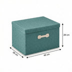 SOGA (46x36x28cm) Green 45L Fabric Storage Box Organizer