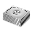 SOGA 6X Gastronorm GN Pan Lid Full Size 1/2 Stainless Steel Tray Top Cover