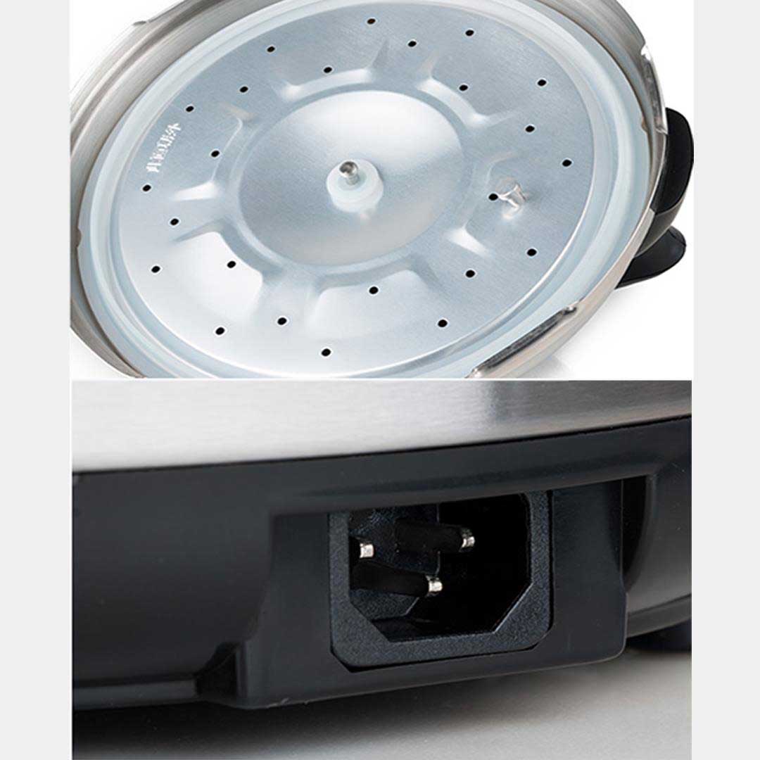 SOGA 2X Electric Stainless Steel Pressure Cooker 10L 1600W Multicooker 16