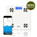 SOGA 2X Wireless Bluetooth Digital Body Fat Scale Bathroom Health Analyser Weight White