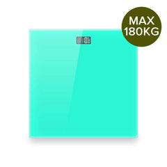 SOGA Green 180kg Digital Fitness Weight Bathroom Gym Body Glass LCD Electronic Scales