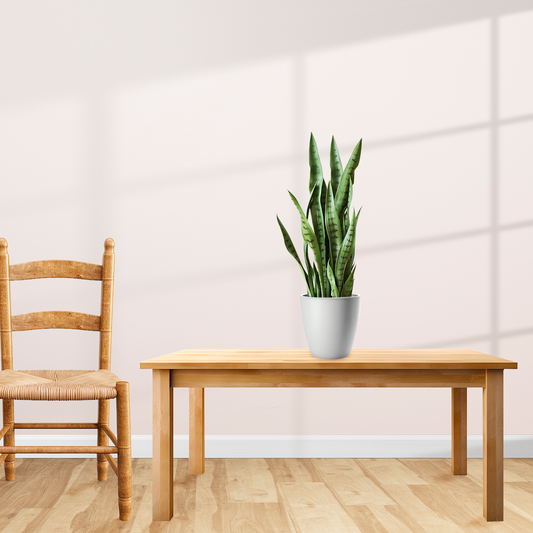 SOGA 97cm Sansevieria Snake Artificial Plants with Black Plastic Planter Greenery, Home Office Decor