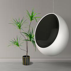SOGA 4X 180cm Realistic Artificial Dracaena, Rubberised Silk Cloth + Iron Wire, Home Decor