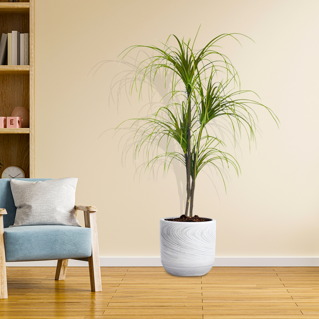 SOGA 4X 150cm Artificial Dracaena Plant Fake Potted, Simulation Tree Fake Plant Home Decor