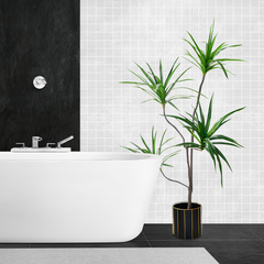 SOGA 4X 180cm Realistic Artificial Dracaena, Rubberised Silk Cloth + Iron Wire, Home Decor