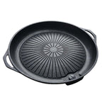 SOGA Portable Korea BBQ Butane Gas Stove Stone Grill Pot Non Stick Coated Round Plate