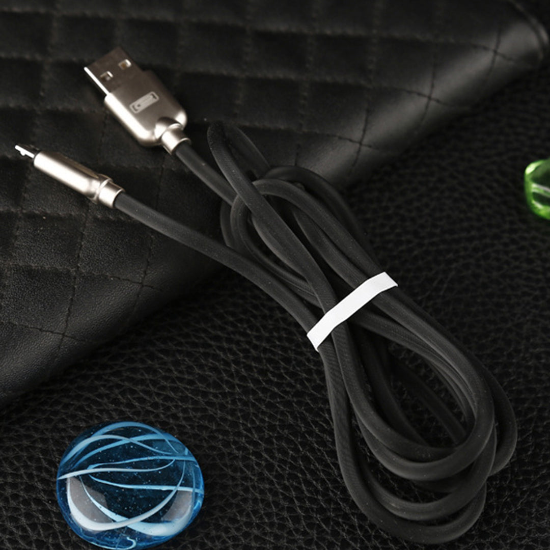 Android 1.5M Lightning Micro USB Data Sync Charger Cable Cord Samsung Black