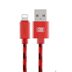 Apple 1.5M MFI Metal Braided Lightning USB Cable Red