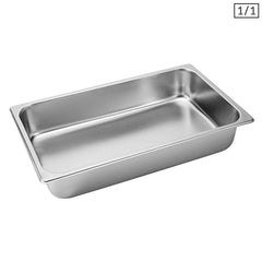 SOGA Gastronorm GN Pan Full Size 1/1 GN Pan 10cm Deep Stainless Steel Tray