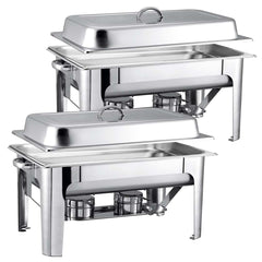 SOGA 2X Stainless Steel Chafing 9L Catering Dish Food Warmer