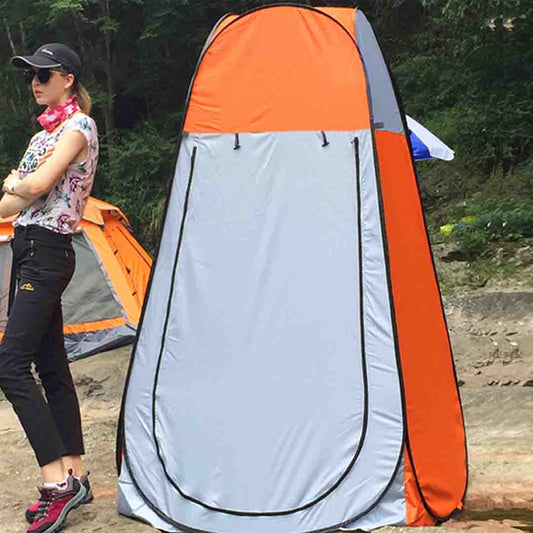 SOGA Pop Up Camping Shower Tent Orange