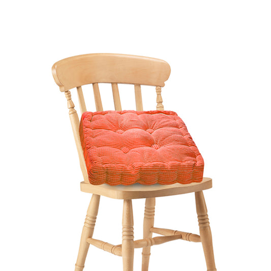 SOGA Orange Square Cushion Soft Leaning Plush Backrest Throw Seat Pillow Home Office Decor