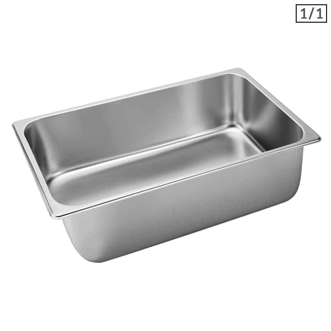 SOGA Gastronorm GN Pan Full Size 1/1 GN Pan 20cm Deep Stainless Steel Tray