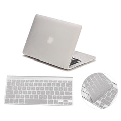 Crystal Hardshell Case + Keyboard cover for Apple Macbook Clear