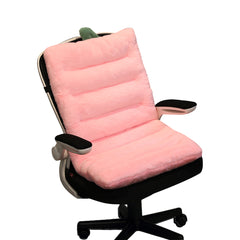 SOGA Pink One Piece Strawberry Cushion Office Sedentary Butt Mat Back Waist Chair Support Home Decor