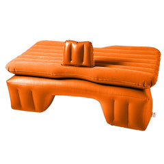 SOGA 2X Inflatable Car Mattress Portable Travel Camping Air Bed Rest Sleeping Bed Orange