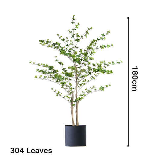 SOGA 180cm Green Artificial Indoor Watercress Tree Fake Plant Simulation Decorative