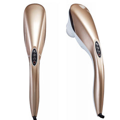 SOGA 2X 6 Heads Portable Handheld Massager Soothing Stimulate Blood Flow Gold
