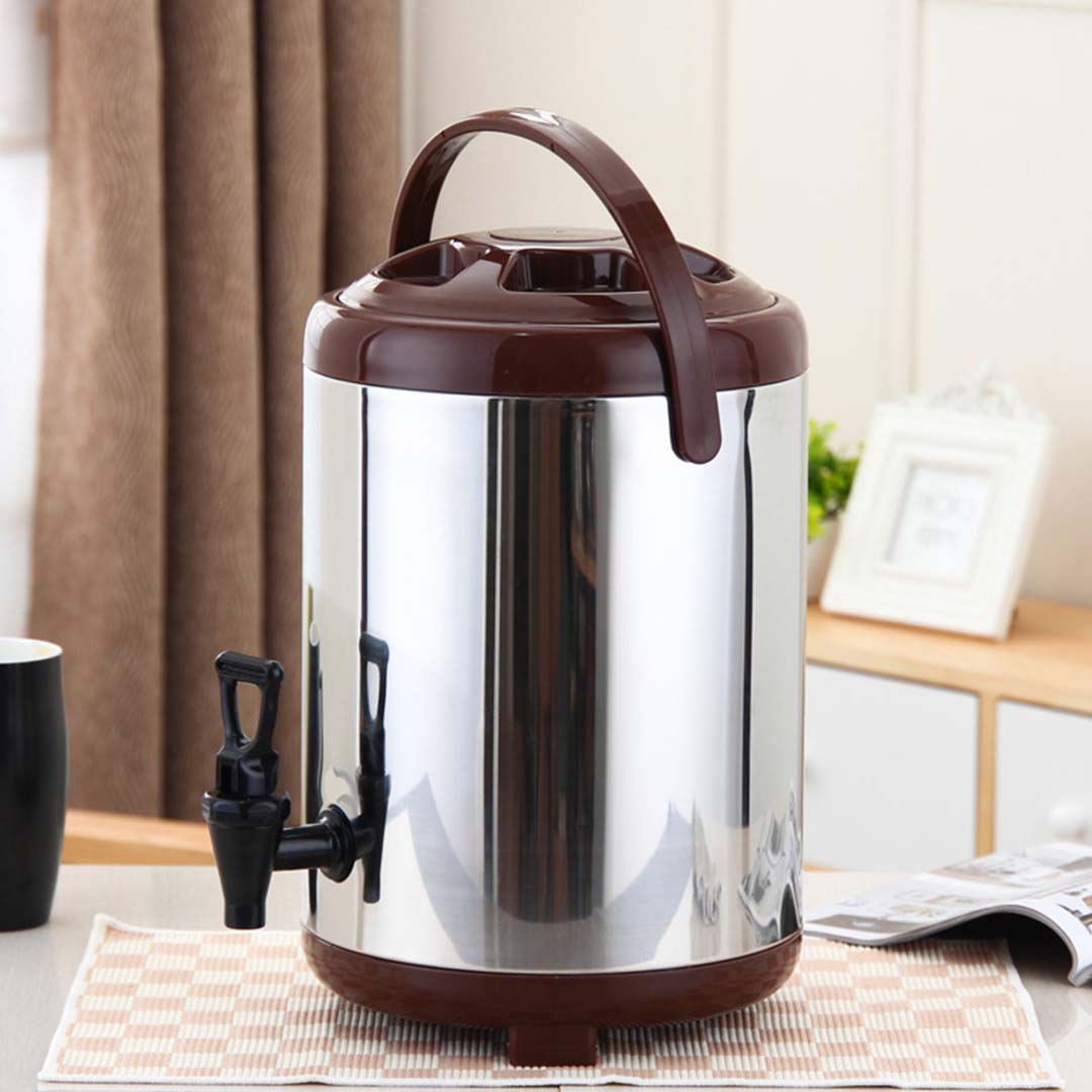 SOGA 18L Portable Insulated Cold/Heat Coffee Tea Beer Barrel Brew Pot With Dispenser