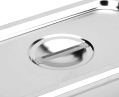 SOGA 4X Gastronorm GN Pan Lid Full Size 1/3 Stainless Steel Tray Top Cover