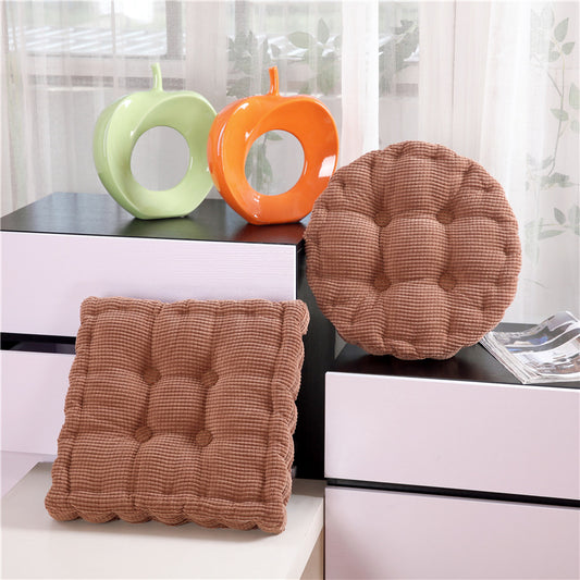 SOGA 2X Coffee Round Cushion Soft Leaning Plush Backrest Throw Seat Pillow Home Office Decor