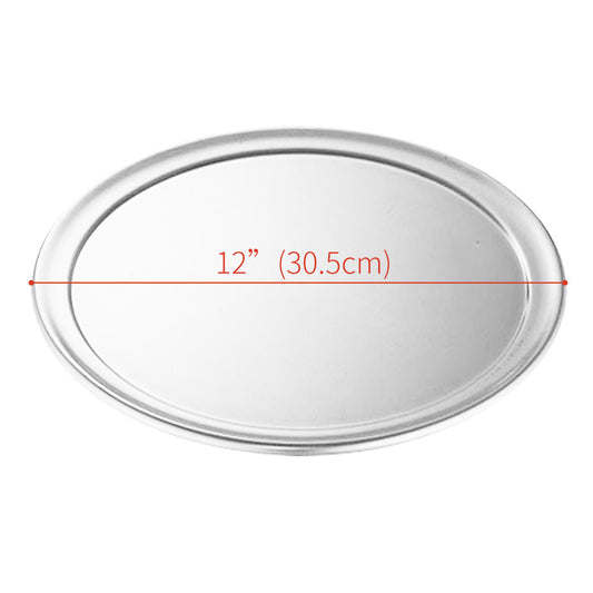 SOGA 12-inch Round Aluminum Steel Pizza Tray Home Oven Baking Plate Pan