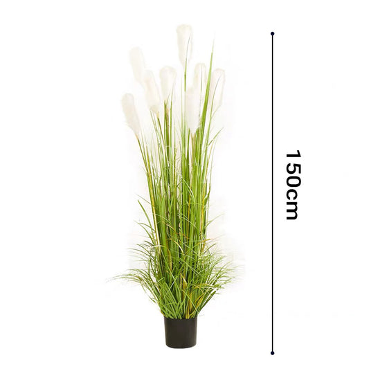 SOGA 4X 50cm 150cm Wheat Plume Grass Artificial Plant