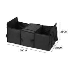 SOGA Portable Travel Camping Car Set Inflatable Air Bed Mattress Storage Organiser Handheld Vacuum Cleaner Black