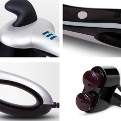 SOGA 2X Portable Handheld Massager Soothing Heat Stimulate Blood Flow Body Massage Silver