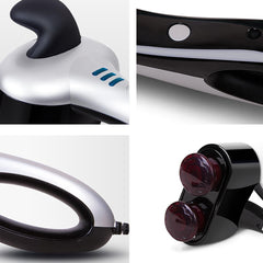 SOGA Portable Handheld Massager Soothing Heat Stimulate Blood Flow Foot Shoulder Silver