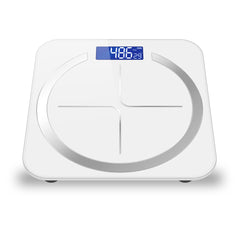 SOGA 180kg Glass LCD Digital Fitness Weight Bathroom Body Electronic Scales White