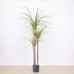 SOGA 4X 145cm Green Artificial Indoor Dragon Blood Tree Fake Plant Decorative
