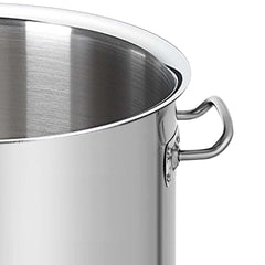 SOGA Stainless Steel No Lid Brewery Pot 98L With Beer Valve 50*50cm