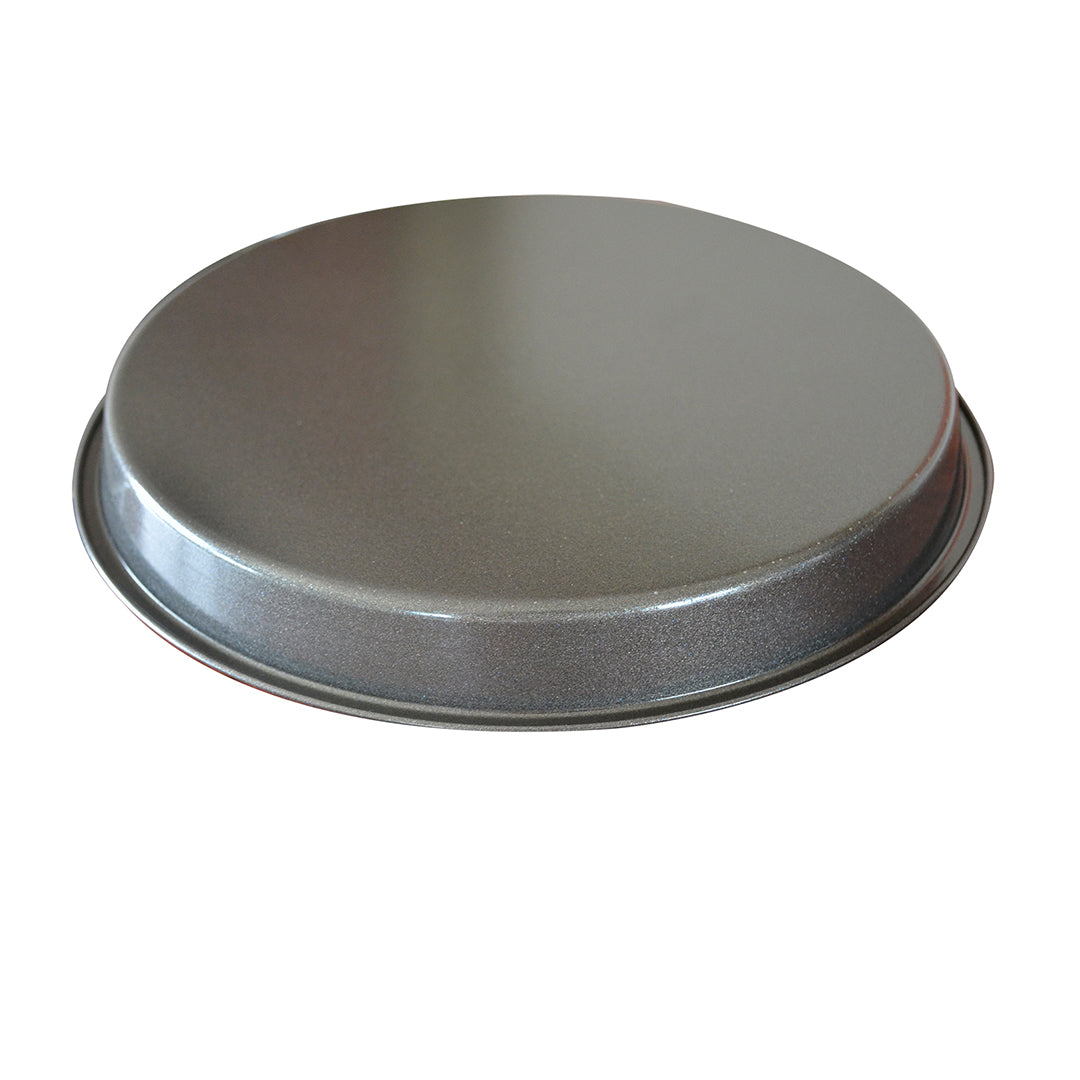 SOGA 2X 9-inch Round Black Steel Non-stick Pizza Tray Oven Baking Plate Pan
