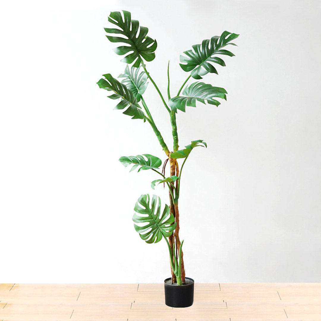 SOGA 4X 175cm Green Artificial Indoor Turtle Back Tree Fake Fern Plant Decorative
