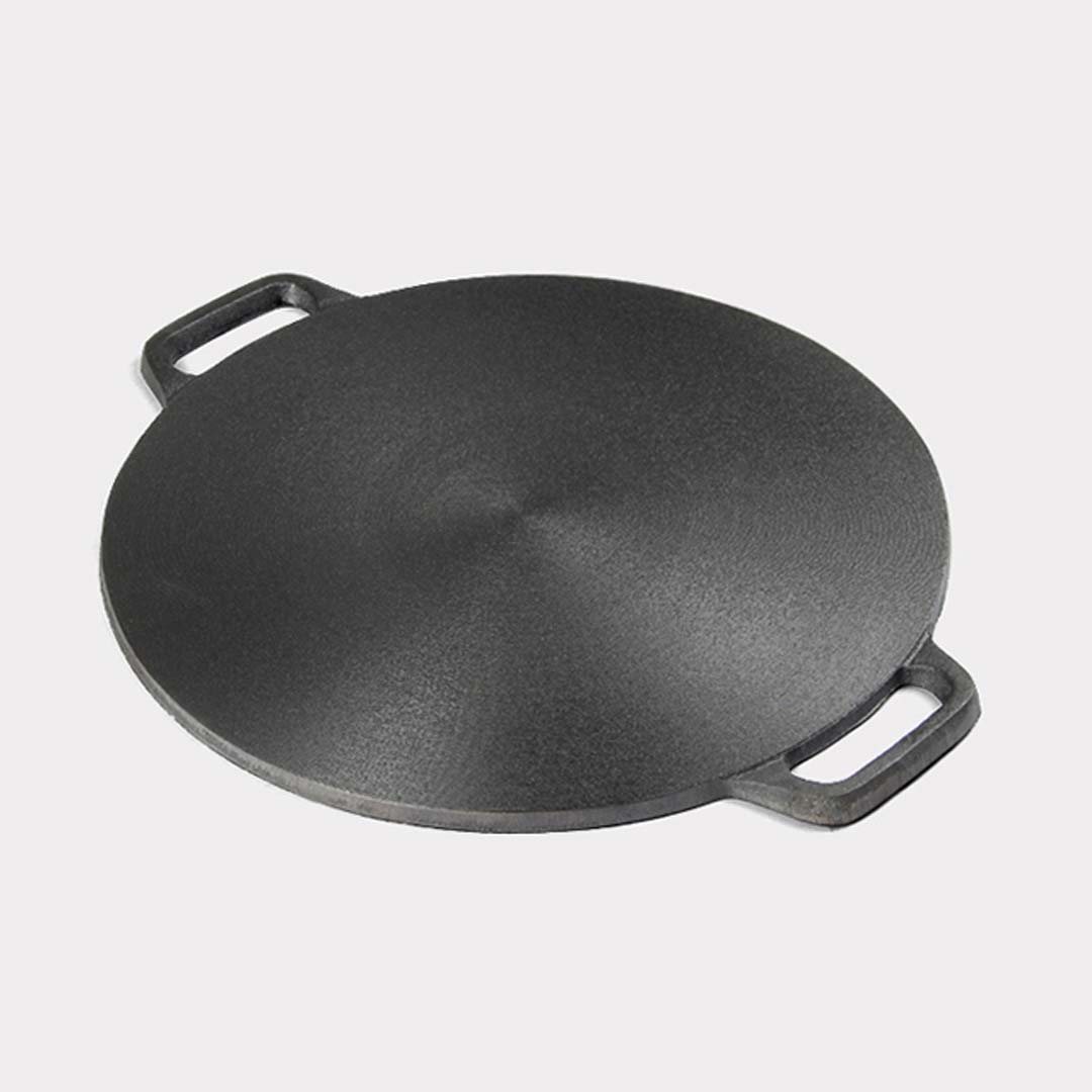 SOGA Cast Iron Induction Crepes Pan Baking Cookie Pancake Pizza Bakeware