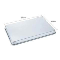 SOGA Aluminium Oven Baking Pan Cooking Tray for Baker Gastronorm 60*40*5cm