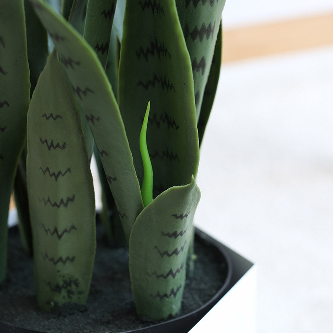 SOGA 2X 97cm Artificial Indoor Snake Sansevieria Plant Fake Decoration Tree Flower Pot