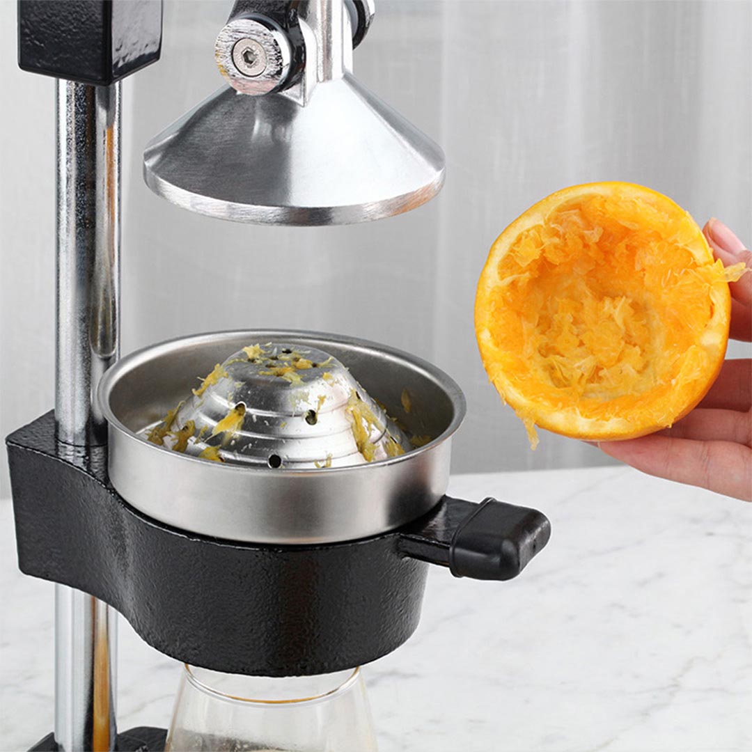 SOGA Commercial Manual Juicer Hand Press Juice Extractor Squeezer Orange Citrus Matte Black