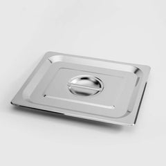SOGA 2X Gastronorm GN Pan Full Size 1/2 GN Pan 6.5cm Deep Stainless Steel Tray With Lid