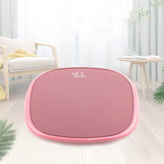 SOGA 180kg Digital LCD Fitness Electronic Bathroom Body Weighing Scale Old Rose